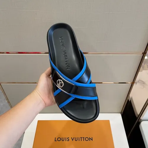 Replica Louis Vuitton Slippers For Men #1433536 $60.00 USD for Wholesale