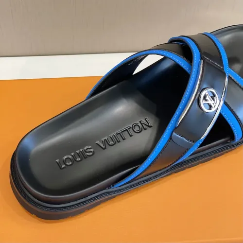 Replica Louis Vuitton Slippers For Men #1433536 $60.00 USD for Wholesale