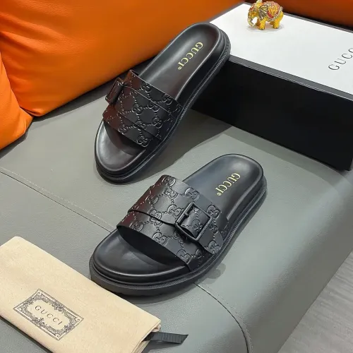 Replica Gucci Slippers For Men #1433550 $60.00 USD for Wholesale