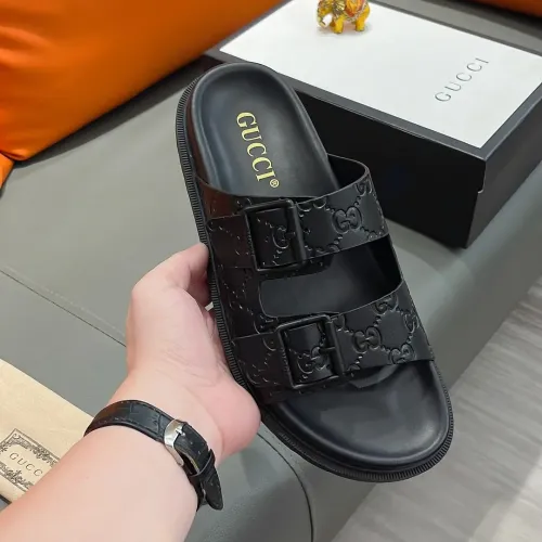 Replica Gucci Slippers For Men #1433551 $60.00 USD for Wholesale
