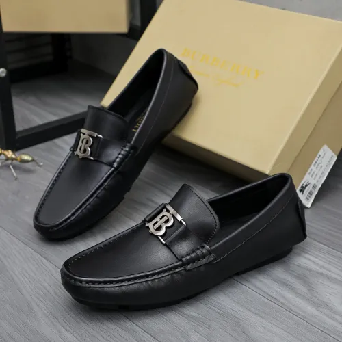 Burberry Leather Shoes For Men #1433572 $76.00 USD, Wholesale Replica Burberry Leather Shoes