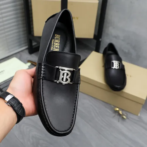 Replica Burberry Leather Shoes For Men #1433572 $76.00 USD for Wholesale