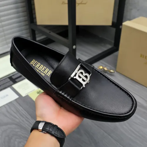 Replica Burberry Leather Shoes For Men #1433572 $76.00 USD for Wholesale