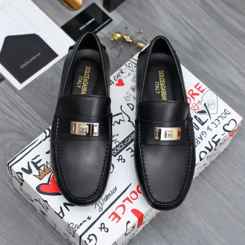 Dolce &amp; Gabbana D&amp;G Leather Shoes For Men #1433575 $76.00 USD, Wholesale Replica Dolce &amp; Gabbana D&amp;G Leather Shoes