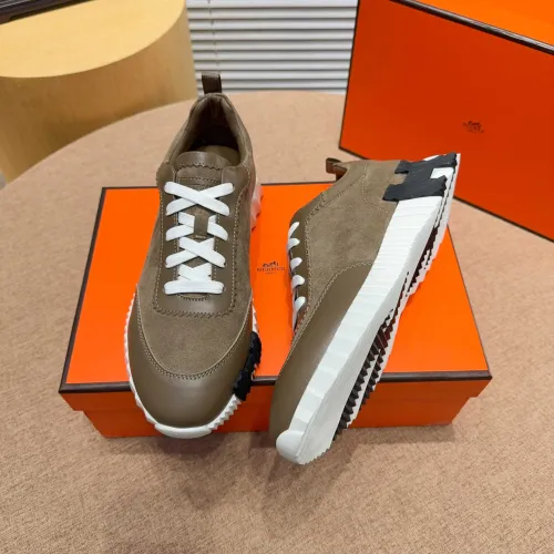 Replica Hermes Casual Shoes For Men #1433594 $80.00 USD for Wholesale