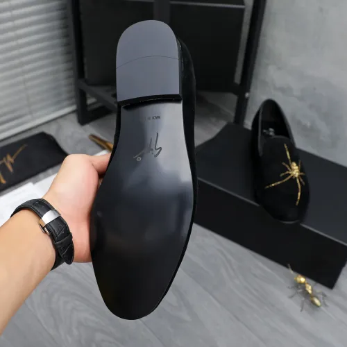 Replica Giuseppe Zanotti GZ Leather Shoes For Men #1433626 $80.00 USD for Wholesale