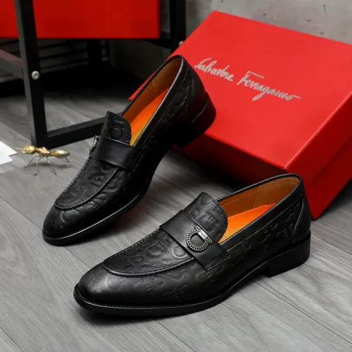 Salvatore Ferragamo Leather Shoes For Men #1433629