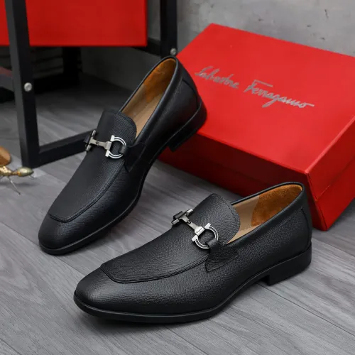 Salvatore Ferragamo Leather Shoes For Men #1433639
