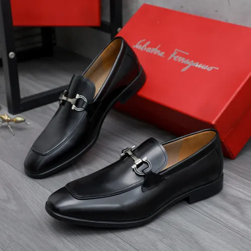 Salvatore Ferragamo Leather Shoes For Men #1433641