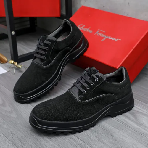 Salvatore Ferragamo Leather Shoes For Men #1433644