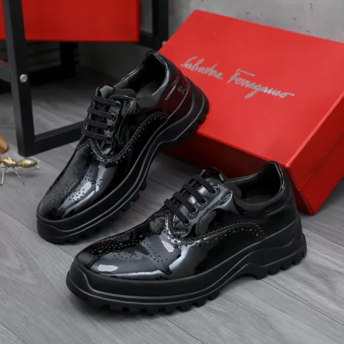 Salvatore Ferragamo Leather Shoes For Men #1433645