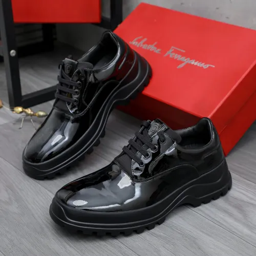 Salvatore Ferragamo Leather Shoes For Men #1433646