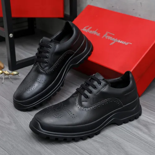 Salvatore Ferragamo Leather Shoes For Men #1433647