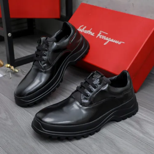 Salvatore Ferragamo Leather Shoes For Men #1433650