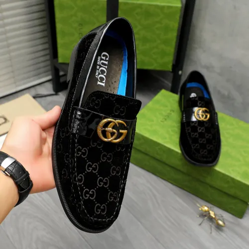 Replica Gucci Oxfords Shoes For Men #1433851 $92.00 USD for Wholesale