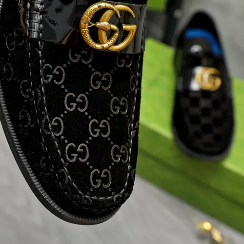 Replica Gucci Oxfords Shoes For Men #1433851 $92.00 USD for Wholesale