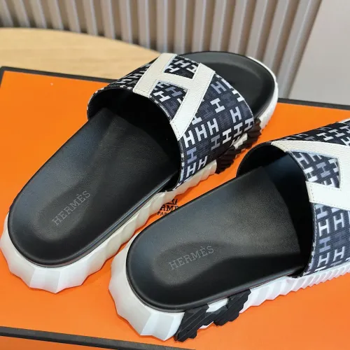 Replica Hermes Slippers For Men #1433954 $64.00 USD for Wholesale