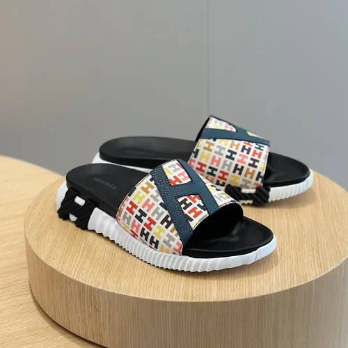 Hermes Slippers For Men #1433955 $64.00 USD, Wholesale Replica Hermes Slippers