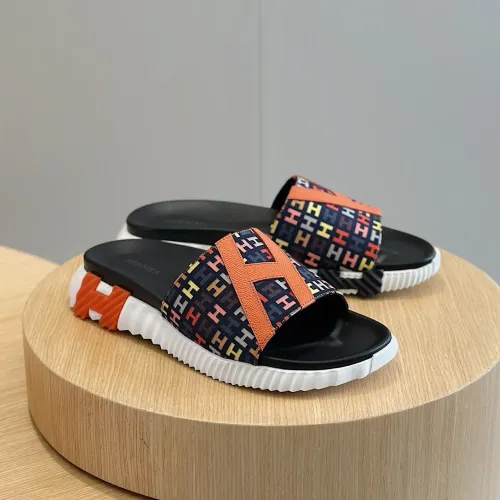 Hermes Slippers For Men #1433956 $64.00 USD, Wholesale Replica Hermes Slippers