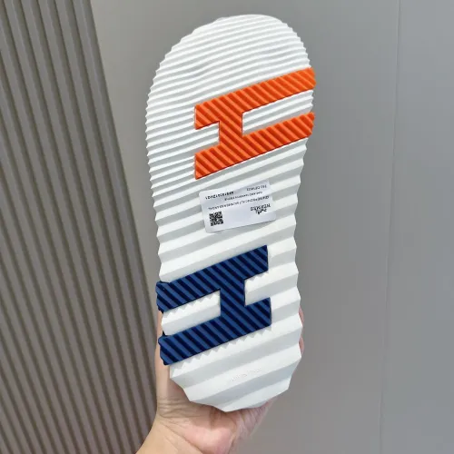 Replica Hermes Slippers For Men #1433957 $64.00 USD for Wholesale