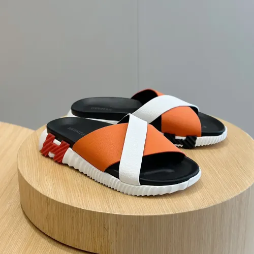 Hermes Slippers For Men #1433958 $64.00 USD, Wholesale Replica Hermes Slippers