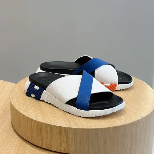 Hermes Slippers For Men #1433960 $64.00 USD, Wholesale Replica Hermes Slippers