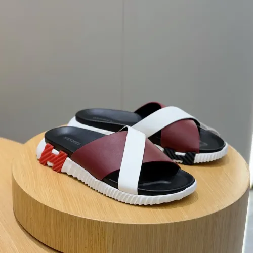 Hermes Slippers For Men #1433961 $64.00 USD, Wholesale Replica Hermes Slippers