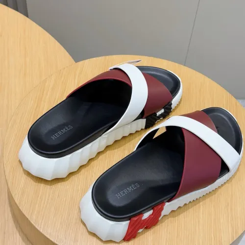 Replica Hermes Slippers For Men #1433961 $64.00 USD for Wholesale