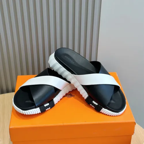 Replica Hermes Slippers For Men #1433962 $64.00 USD for Wholesale