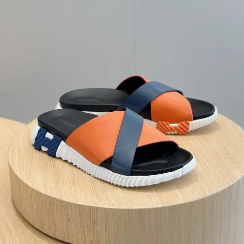 Hermes Slippers For Men #1433963 $64.00 USD, Wholesale Replica Hermes Slippers
