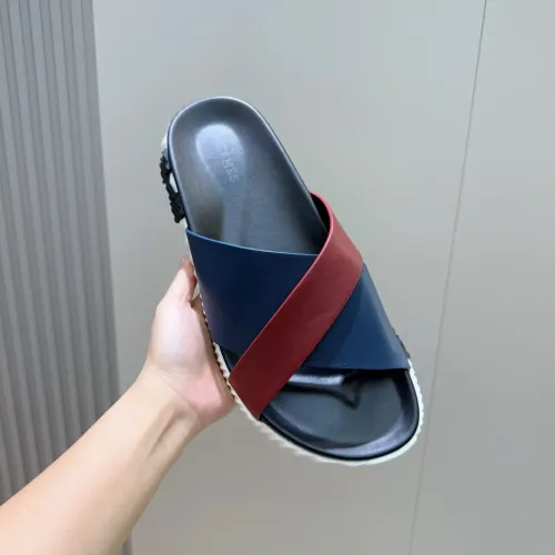 Replica Hermes Slippers For Men #1433964 $64.00 USD for Wholesale
