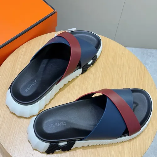 Replica Hermes Slippers For Men #1433964 $64.00 USD for Wholesale