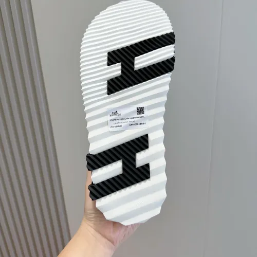 Replica Hermes Slippers For Men #1433965 $64.00 USD for Wholesale