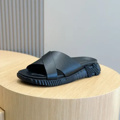 Replica Hermes Slippers For Men #1433970 $64.00 USD for Wholesale