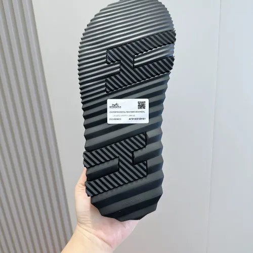 Replica Hermes Slippers For Men #1433971 $64.00 USD for Wholesale