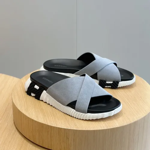 Hermes Slippers For Men #1433973 $64.00 USD, Wholesale Replica Hermes Slippers