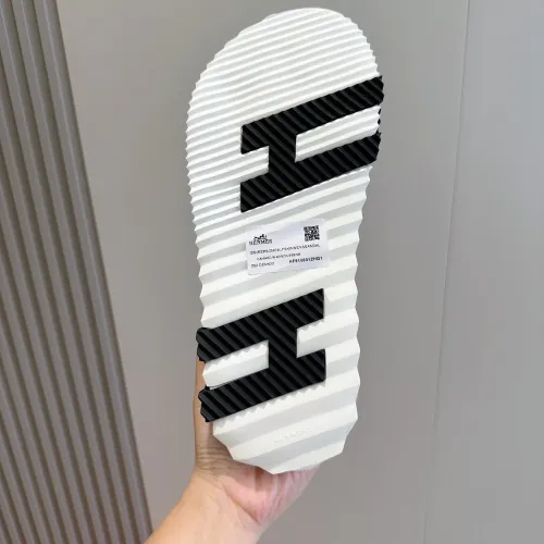 Replica Hermes Slippers For Men #1433974 $64.00 USD for Wholesale