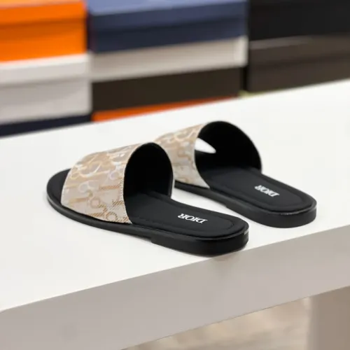 Replica Christian Dior Slippers For Men #1433996 $56.00 USD for Wholesale