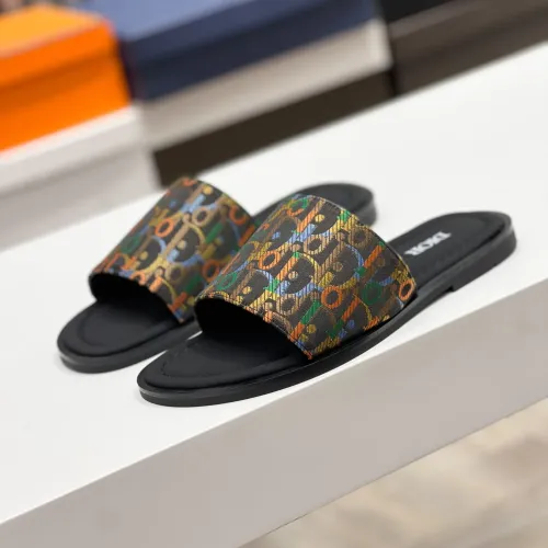 Replica Christian Dior Slippers For Men #1433998 $56.00 USD for Wholesale
