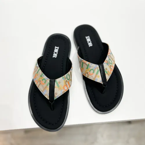 Replica Christian Dior Slippers For Men #1434003 $56.00 USD for Wholesale