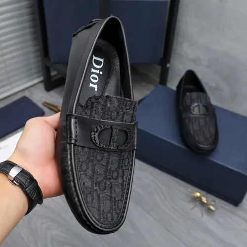 Replica Christian Dior Leather Shoes For Men #1434034 $76.00 USD for Wholesale