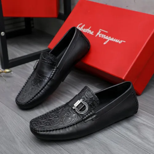 Salvatore Ferragamo Leather Shoes For Men #1434058