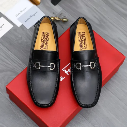 Salvatore Ferragamo Leather Shoes For Men #1434059