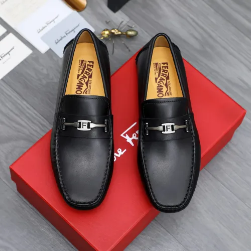 Salvatore Ferragamo Leather Shoes For Men #1434060