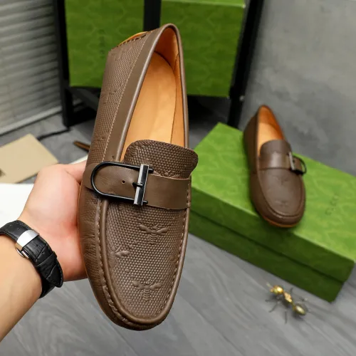 Replica Gucci Oxfords Shoes For Men #1434063 $72.00 USD for Wholesale