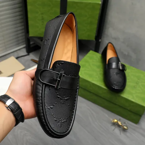 Replica Gucci Oxfords Shoes For Men #1434065 $72.00 USD for Wholesale