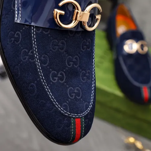 Replica Gucci Oxfords Shoes For Men #1434067 $88.00 USD for Wholesale