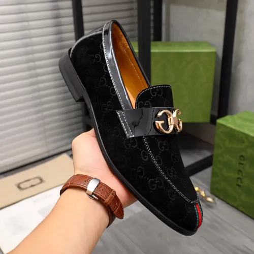 Replica Gucci Oxfords Shoes For Men #1434068 $88.00 USD for Wholesale