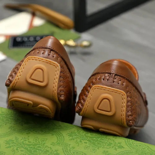 Replica Gucci Oxfords Shoes For Men #1434070 $72.00 USD for Wholesale