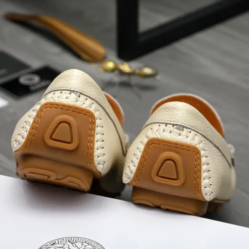 Replica Versace Leather Shoes For Men #1434075 $72.00 USD for Wholesale
